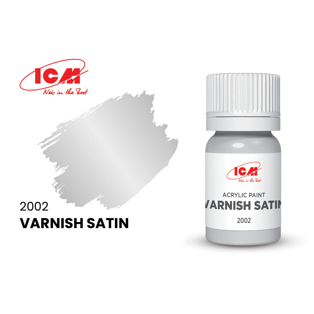 ICM 2002 Varnish Satin 12ml Acrylic Paint