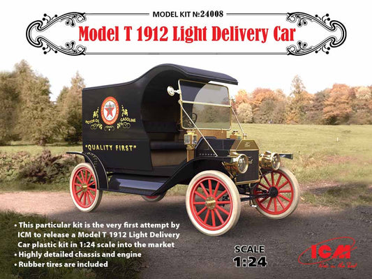 ICM 24008 Model T 1912 Light Delivery Car 1:24 Car Model Kit