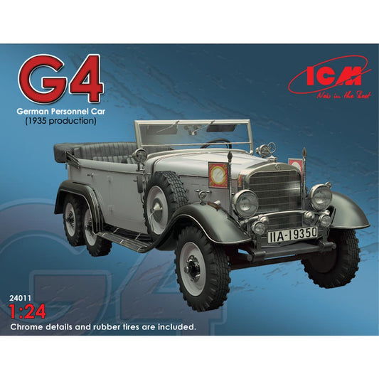 ICM 24011 Benz G4 1935 production, German Personnel Car 1:24 Car Model Kit
