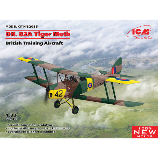 ICM 32035 de Havilland DH.82A Tiger Moth 1:32 Aircraft Model Kit