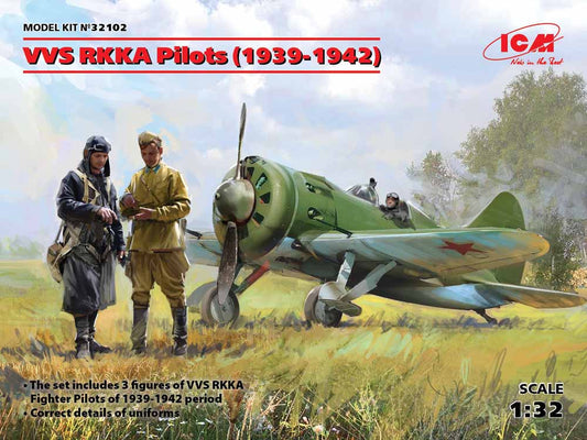 ICM 32102 VVS RKKA Pilots (1939-1942) 1:32 Figure Model Kit