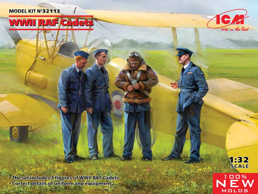 ICM 32113 WWII RAF Cadets 1:32 Figure Model Kit