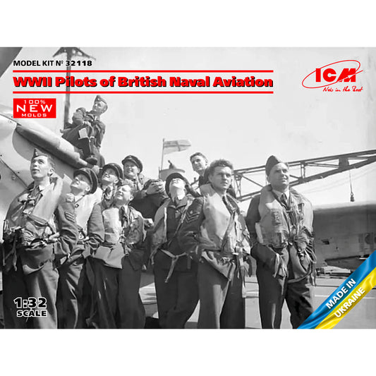 ICM 32118 WWII Pilots of British Naval Aviation 1:32 Model Kit