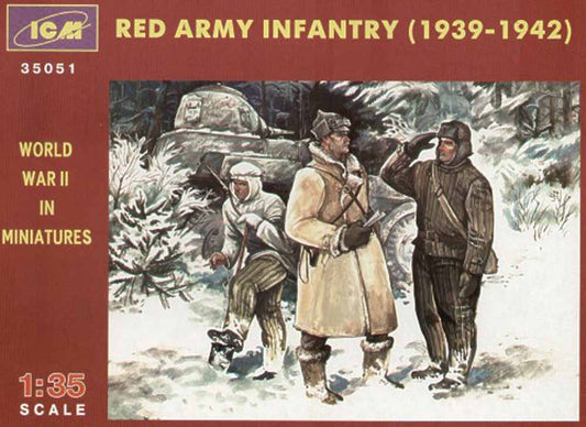 ICM 35051 Soviet Infantry 1939-45 (WWII) 1:35 Figure Model Kit