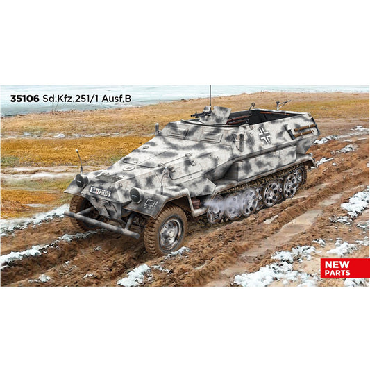 ICM 35106 Sd.Kfz.251/1 Ausf.B 1:35 Model Kit