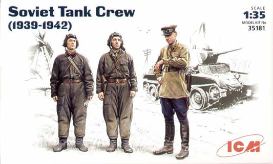 ICM 35181 Soviet Tank Crew 1939-1942 1:35 Figure Model Kit
