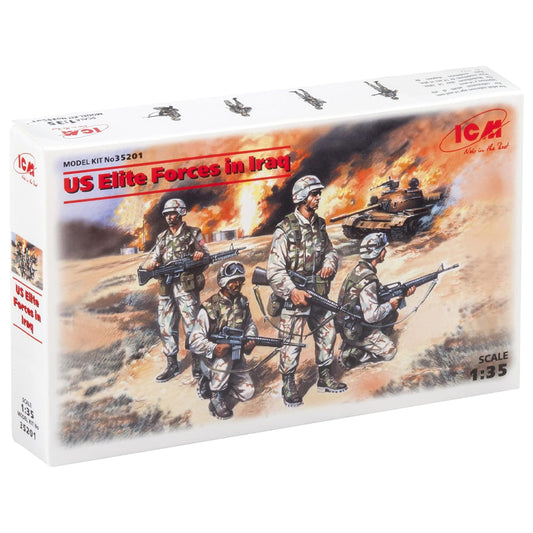 ICM 35201 U.S. light infantry KFOR 1:35 Figure Model Kit