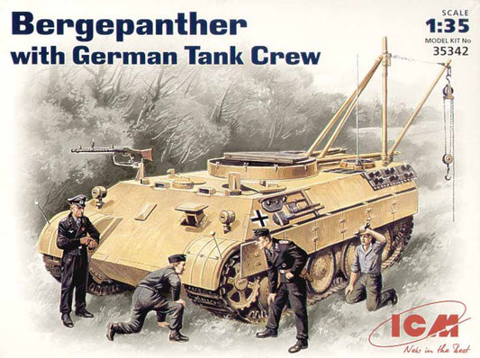 ICM 35342 Berge-Panther Pz.Kpfw.V Crew figures 1:35 Military Vehicle Model Kit