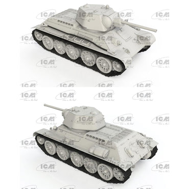 ICM 35354 OT-34/76 WWII Soviet Flamethrower Tank 1:35 Plastic Model Kit