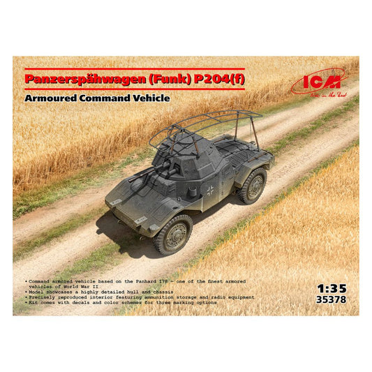 ICM 35378 Panzerspahwagen (Funk) P204(f) ACV 1:35 Model Kit
