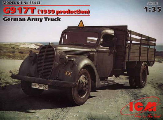 ICM 35413 G917T 1939 production German Army Truck 1:35 Military Vehicle Model Kit