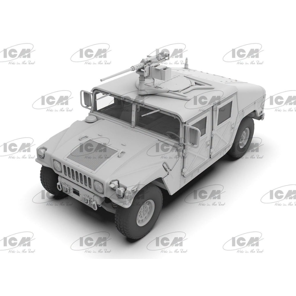 ICM 35437 Armored Humvee M1025A2 Armament Carrier 1:35 Model Kit