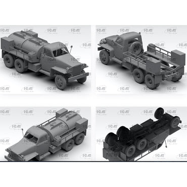 ICM 35492 Studebaker US6-U5 WWII US Gasoline Tank Truck 1:35 Model Kit