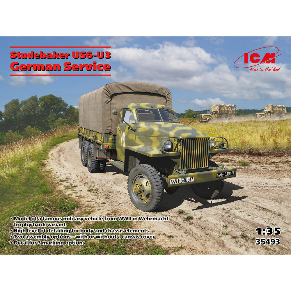 ICM Studebaker US6-U3 German Service 1:35 Model Kit