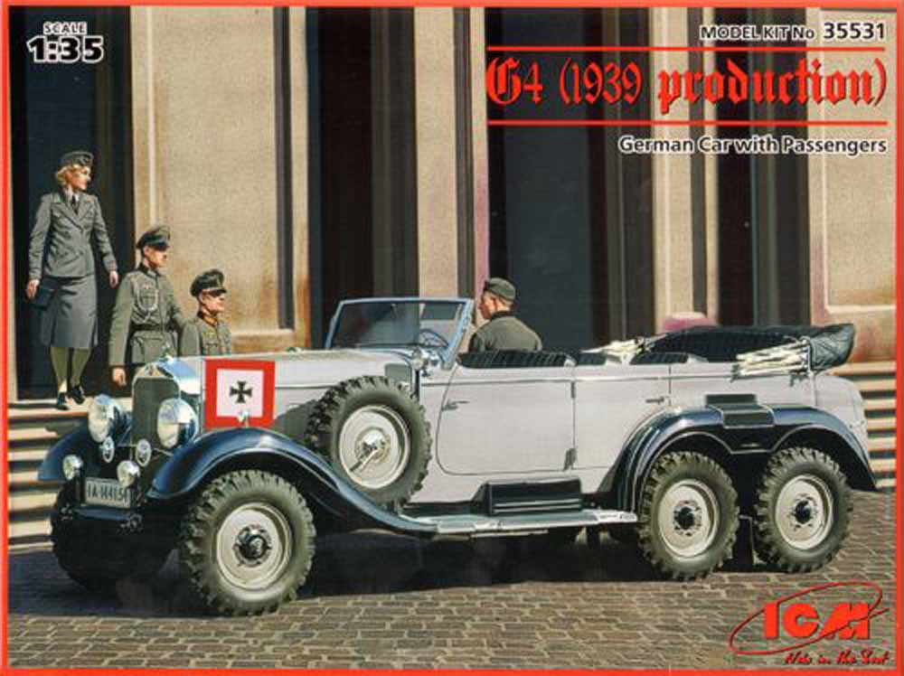ICM 35531 Mercedes-Benz typ G4 (1939 production) 1:35 Military Vehicle Model Kit