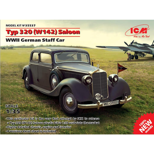 ICM 35537 Typ 320 (W142) Saloon 1:35 Car Model Kit