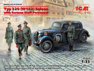 ICM 35539 Typ 320 (W142) Saloon 1:35 Military Vehicle Model Kit