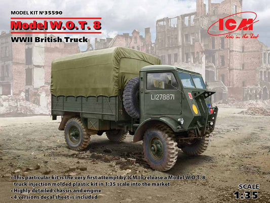 ICM 35590 Model W.O.T. 8, WWII British Truck 1:35 Military Vehicle Model Kit