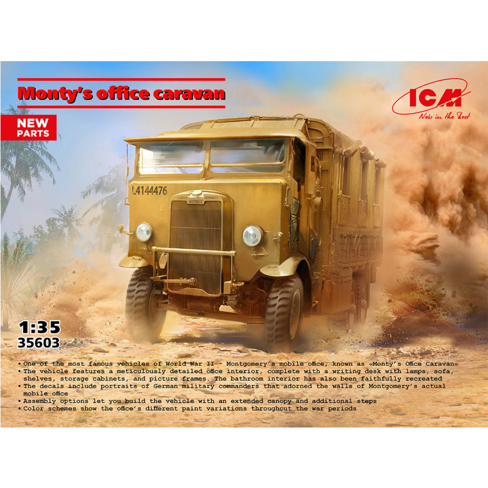 ICM 35603 Sir Bernard Montomgery's Leyland Retriever 1:35 Model Kit