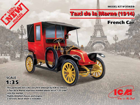 ICM 35659 Taxi de la Marne (1914) French Car 1:35 Car Model Kit