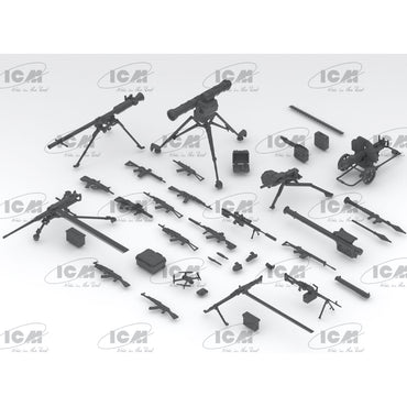 ICM 35749 AFU Infantry Weapons & Chevrons 1:35 Model Kit