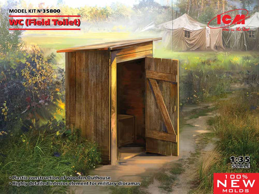 ICM 35800 WC (Field Toilet) 1:35 Diorama accessories