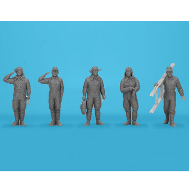ICM 48053 WWII Japanese Pilots & Ground Personnel 1:48 Model Kit