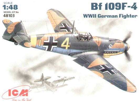 ICM 48103 Messerschmitt Bf-109F-4 1:48 Aircraft Model Kit