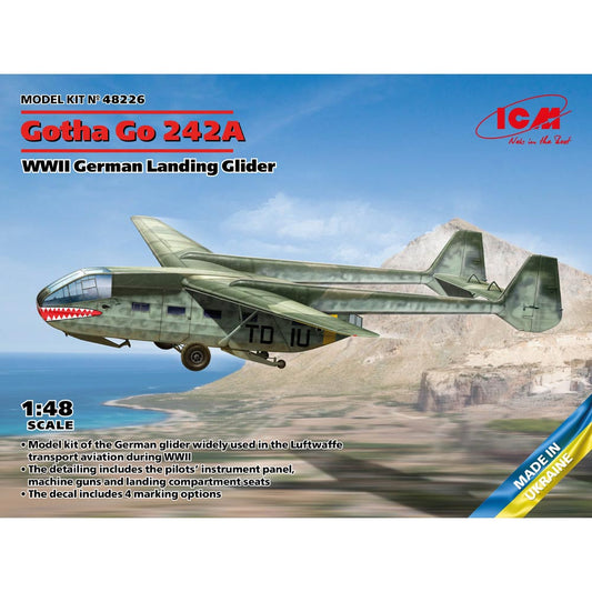 ICM 48226 Gotha Go 242A WWII German Landing Glider 1:48 Model Kit