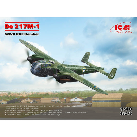 ICM 48276 Do 217M-1 WWII RAF Bomber 1:48 Model Kit