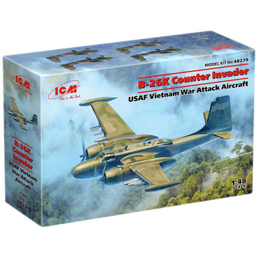 ICM 48279 Douglas B-26K Counter Invader 1:48 Plastic Model Aircraft Kit