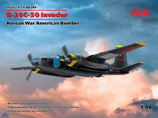 ICM 48284 Douglas B-26-50 Invader American Bomber 1:48 Aircraft Model Kit