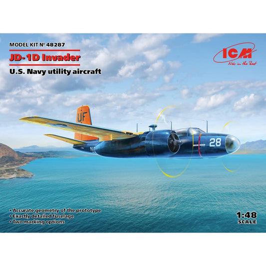 ICM 48287 JD-1D Invader US Navy Utility Aircraft 1:48 Plane Plastic Model Kit