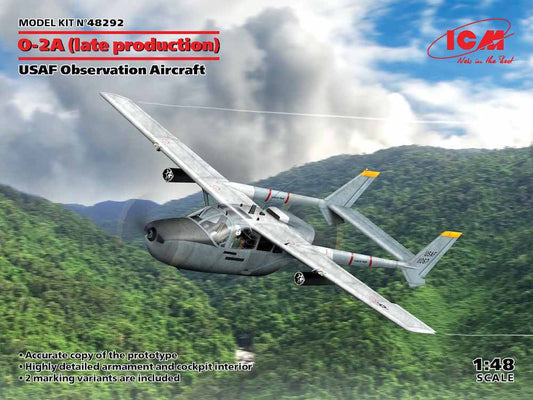 ICM 48292 Cessna O-2A Late Production USAF Observation 1:48 Aircraft Model Kit