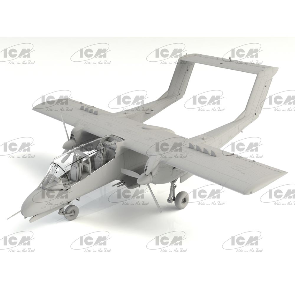 ICM 48300 OV-10A Bronco US Attack Aircraft 1:48 Model Military Plane Kit