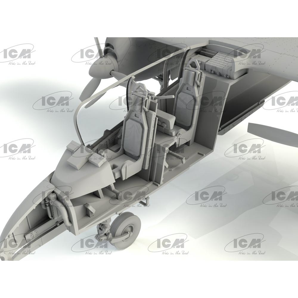 ICM 48300 OV-10A Bronco US Attack Aircraft 1:48 Model Military Plane Kit