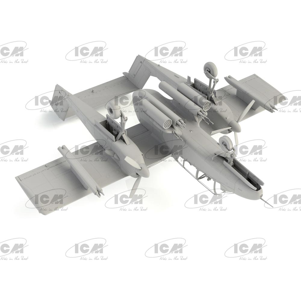 ICM 48300 OV-10A Bronco US Attack Aircraft 1:48 Model Military Plane Kit