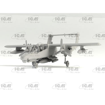 ICM 48301 OV-10D+ Bronco US Attack Aircraft 1:48 Model Military Plane Kit