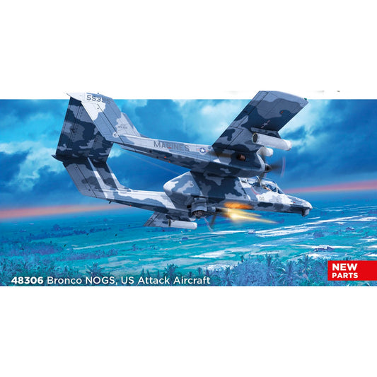 ICM 48306 North-American/Rockwell OV-10 Bronco NOGS 1:48 Model Kit