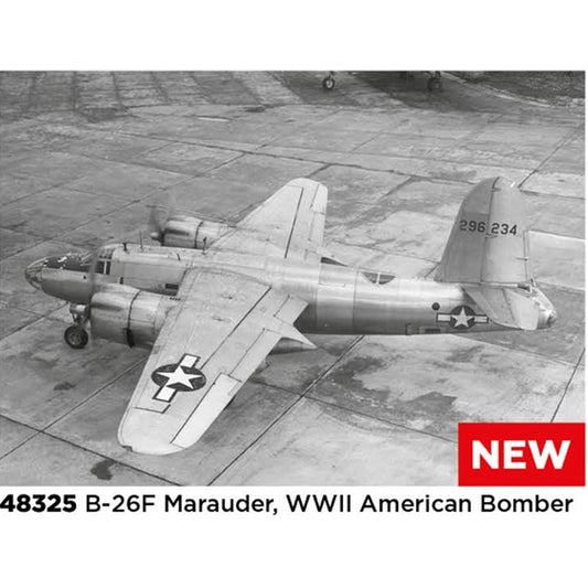 ICM 48325 Martin B-26F Marauder WWII American Bomber 1:48 Model Kit