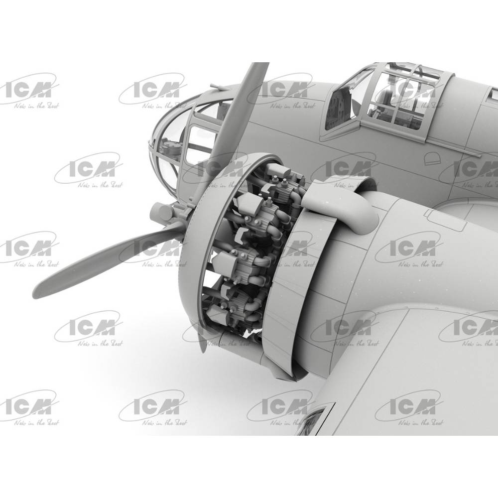 ICM 48352 Handley-Page HP.52 Hampden B Mk.I 1:48 Model Kit