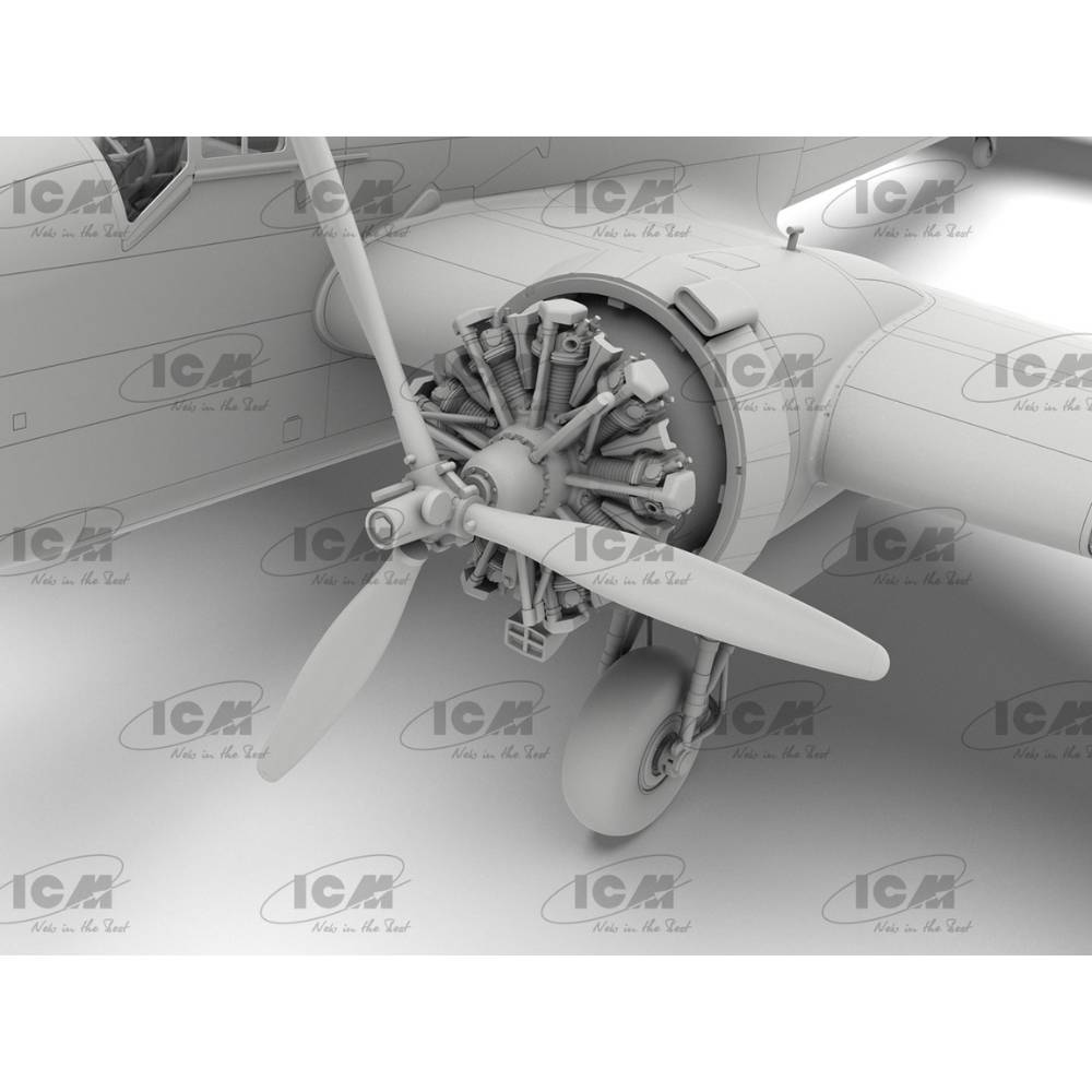 ICM 48352 Handley-Page HP.52 Hampden B Mk.I 1:48 Model Kit