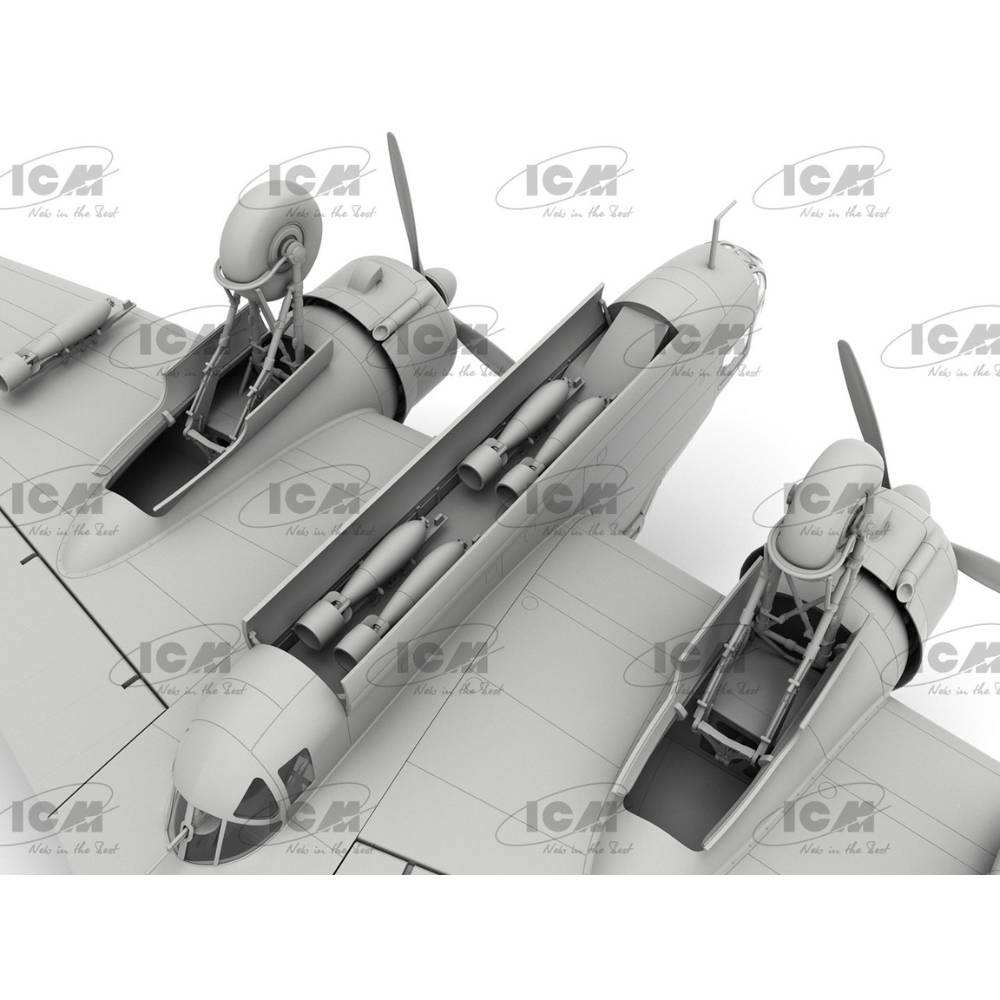 ICM 48352 Handley-Page HP.52 Hampden B Mk.I 1:48 Model Kit
