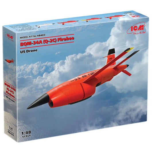 ICM 48403 Q-2C BQM-34A Firebee US Drone 1:48 Plastic Model Kit
