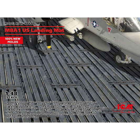 ICM 48410 M8A1 US Landing Mat 1:48 Model Kit