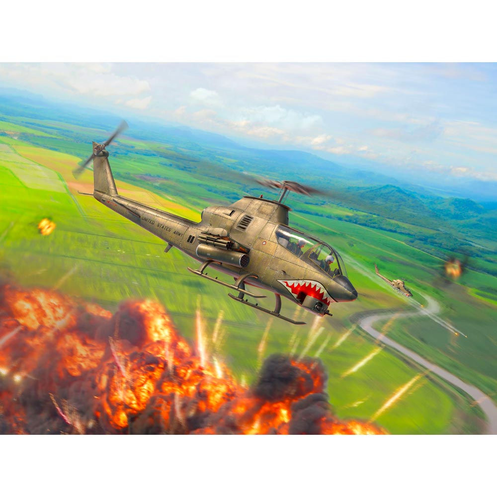 ICM 53030 Bell AH-1G Cobra US Attack Helicopter 1:35 Model Kit