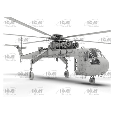 ICM 53058 Sikorsky S-64E Skycrane Firefighting Helicopter 1:35 Model Kit