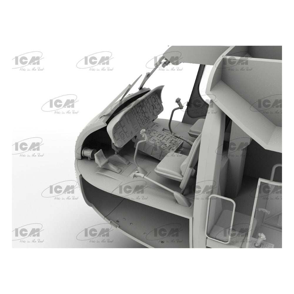 ICM 53058 Sikorsky S-64E Skycrane Firefighting Helicopter 1:35 Model Kit