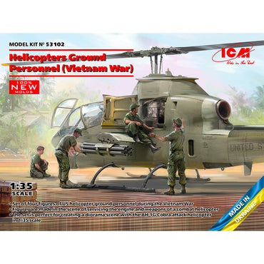 ICM UA ICM53102 1:35 Helicopter Ground Personnel