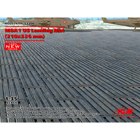 ICM 53200 M8A1 US Landing Mat 1:35 Model Kit